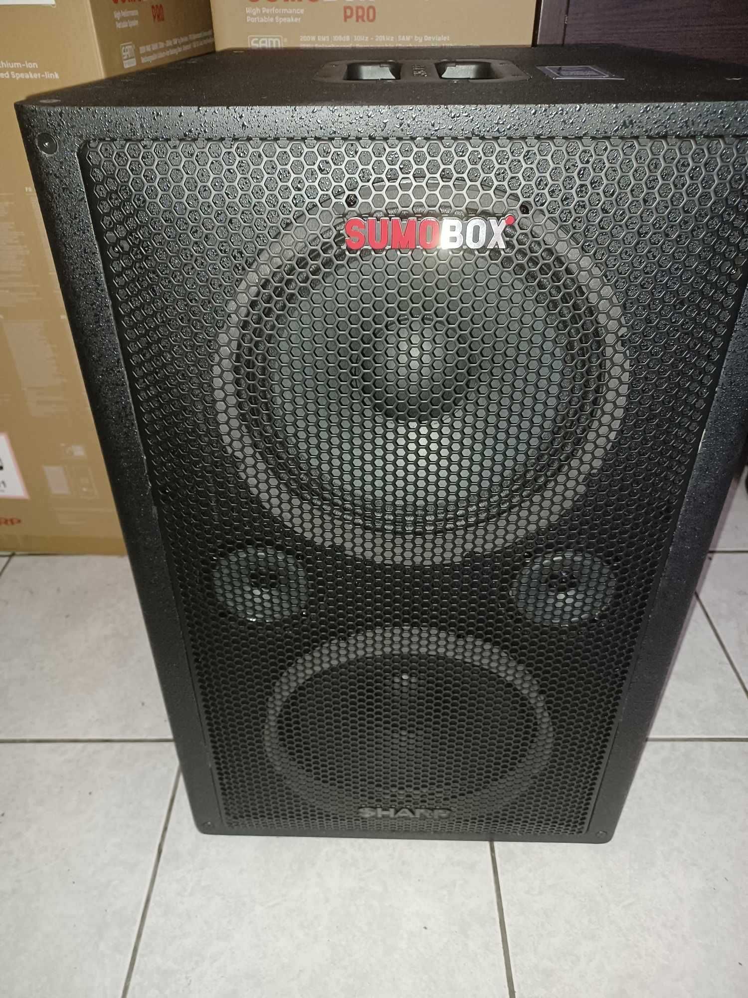 Głośnik nowy SHARP SumoBox CP-LS200 - impreza bez prądu!!