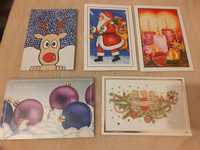 Conjunto postais e autocolantes de Natal