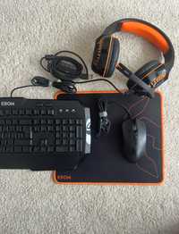 Teclado Rato Headset Gaming Krom