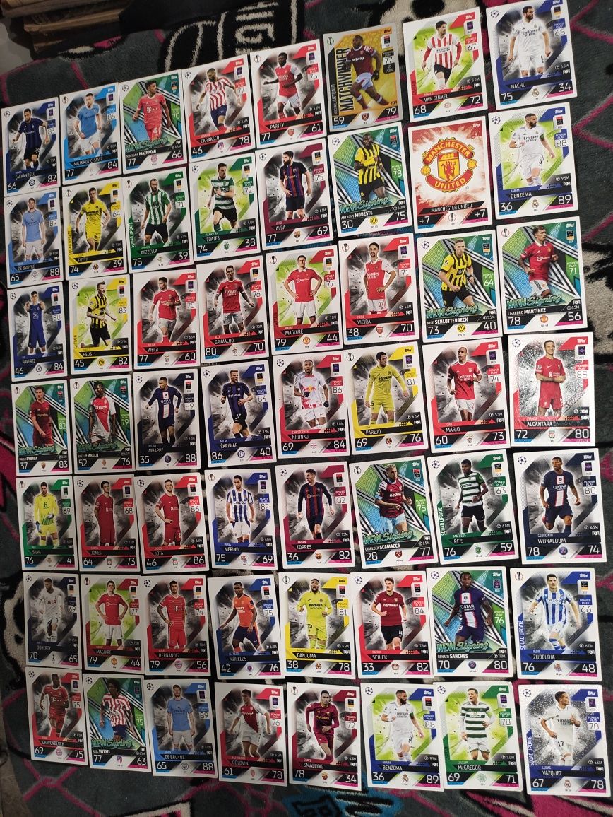 Cromos de Futebol Topos Match Attax(LOTE)