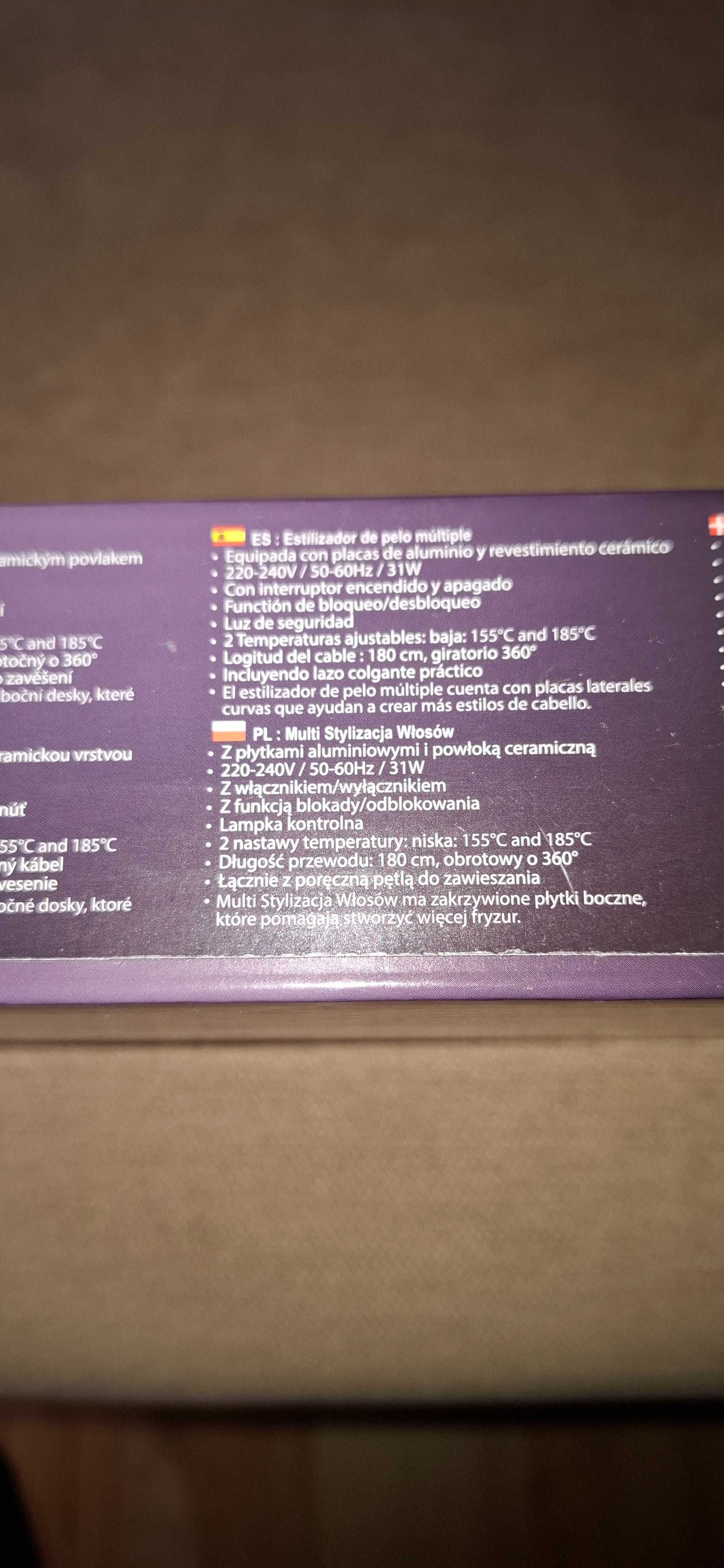 Dwa sprzęty w super cenie.  Szczotka prostujaca plus prostownica