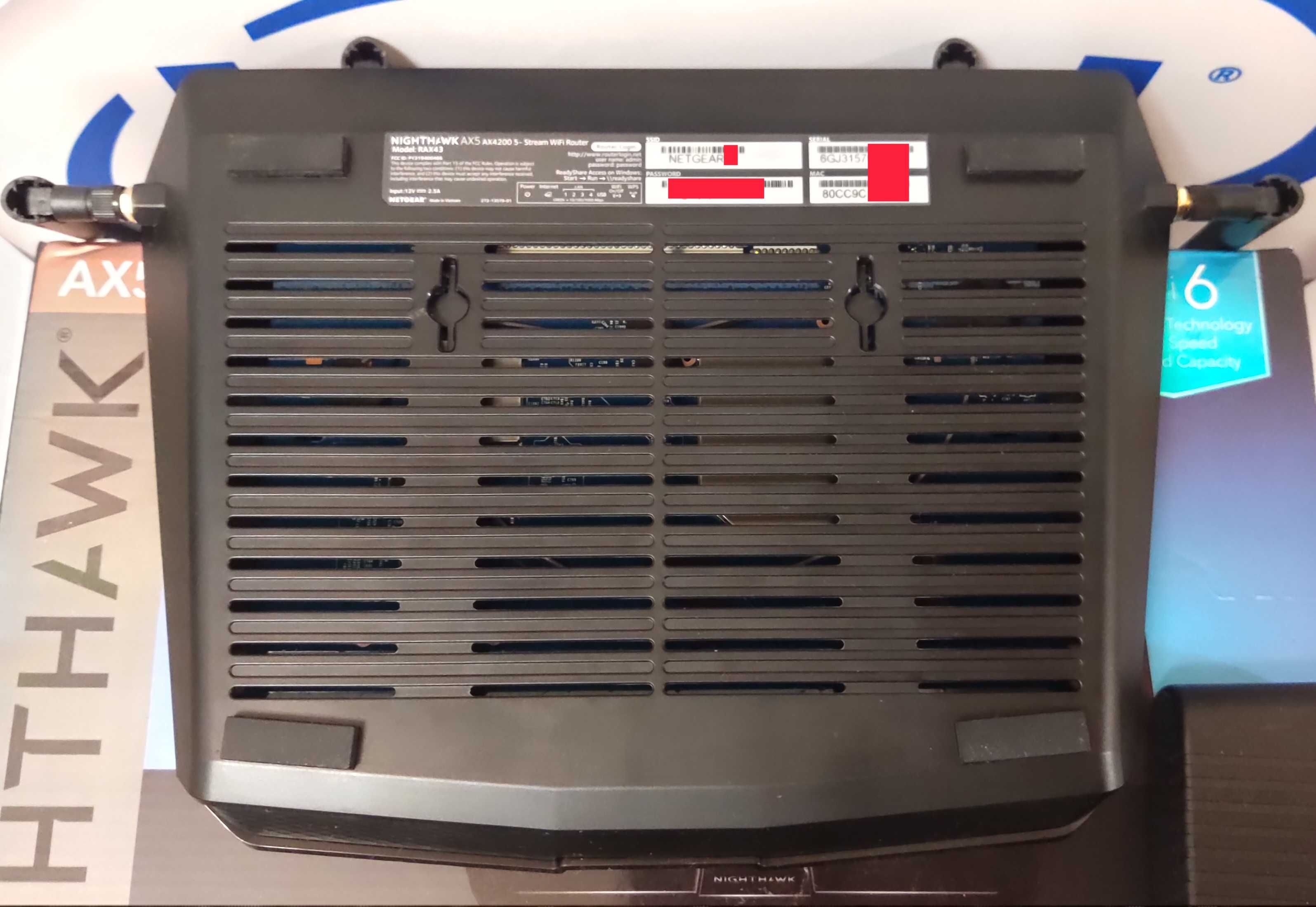 WiFi6 Netgear AX4200 роутер RAX43 Nighthawk AX5 дводіап гігаб. Гар