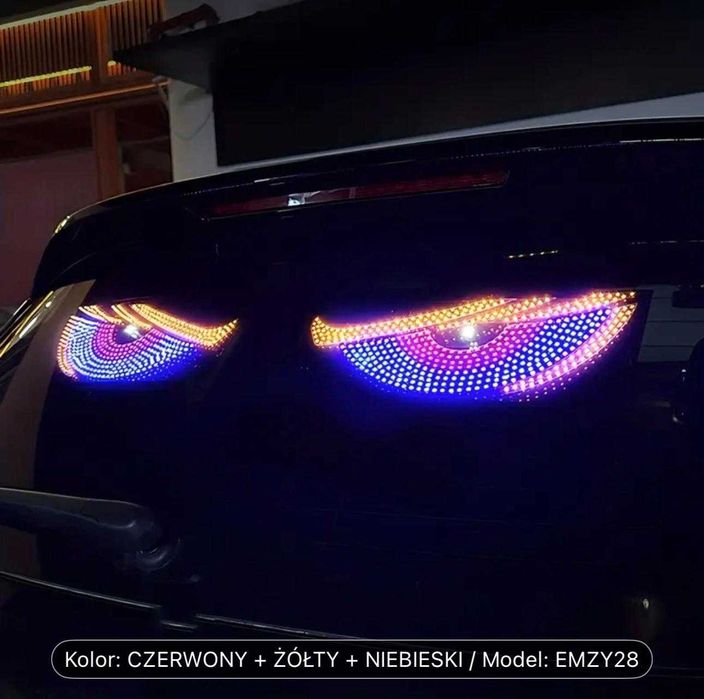 Oświetlenie LED Diabelskie oczy USB Nowe Demon Devil's Eye