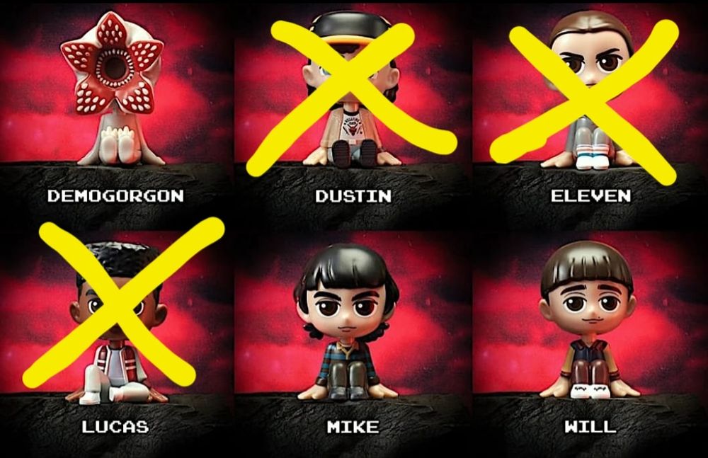 Bonecos Stranger Things McDonald's