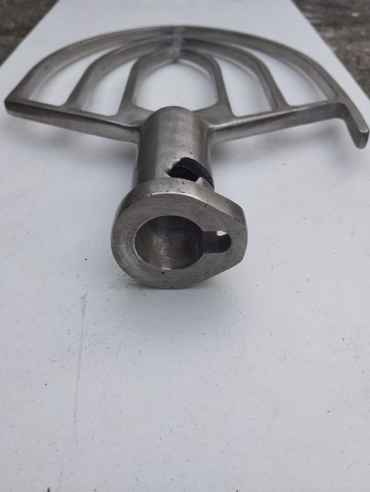 Pá inox misturadora massa pastelaria como nova
