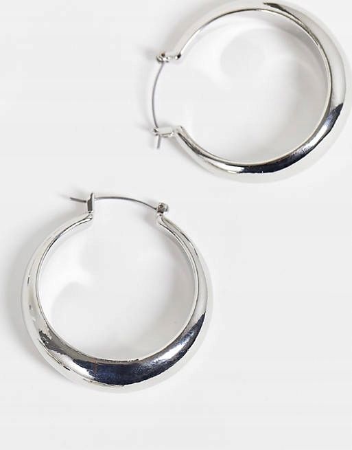 ASOS DESIGN Zestaw 3 srebrnych kolczyków 30770