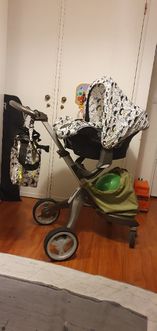 Carrinho de bebe STOKKE + Ovo Maxi Cosi + mala TUC TUC