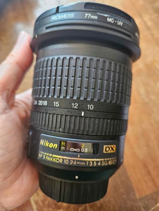 Objetiva AF-S DX NIKKOR 10-24mm f/3.5-4.5G ED