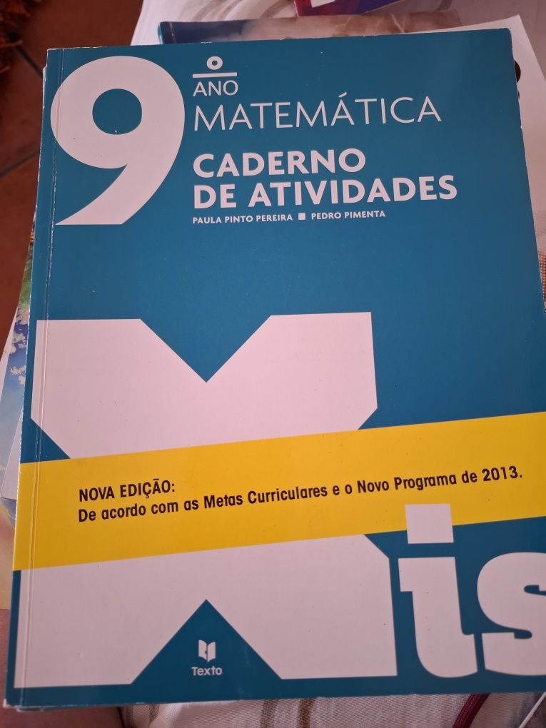 Caderno de atividades 9° ano  matemática xis