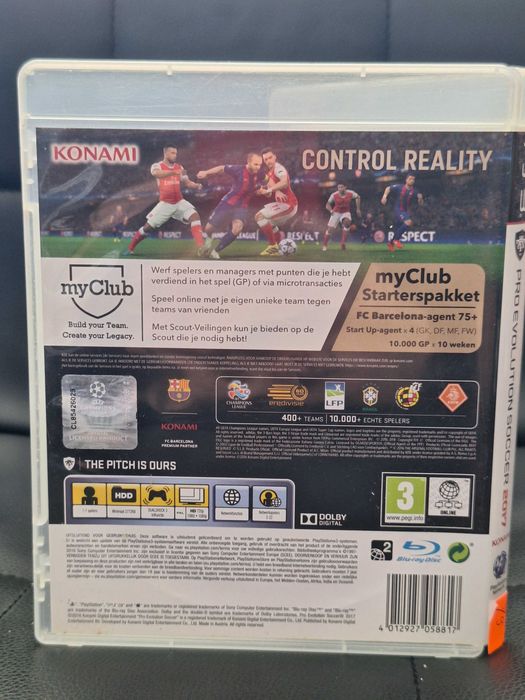 Pro Evolution Soccer 2017 PS3, BDB, Sklep Centrum Grania