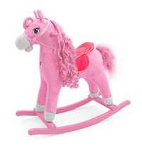 Koń na biegunach PRINCESS Pink