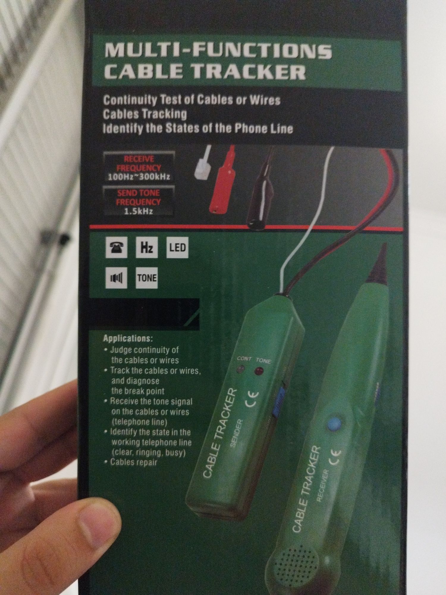 Rastreador de Cabos / Testador de Fios – Novo na Caixa