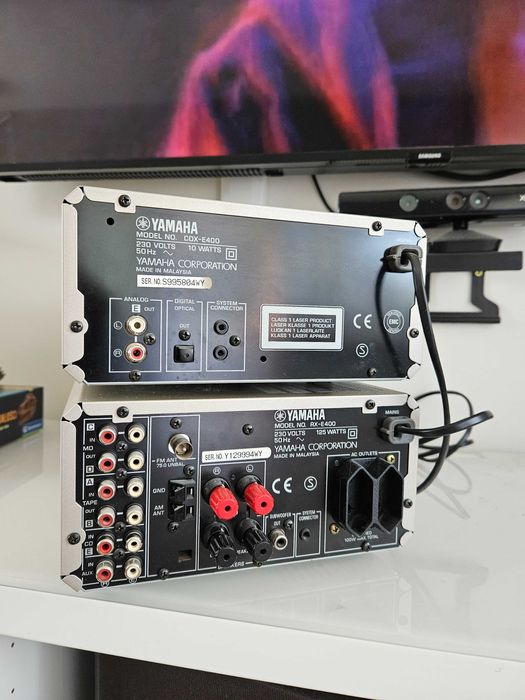 Wieza stereo cdx e400 Yamaha Pianocraft rx e 400 bluetooth szampański
