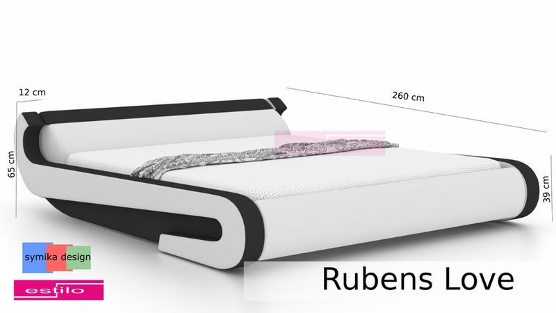 Łóżko Rubens Love 140x200 cm