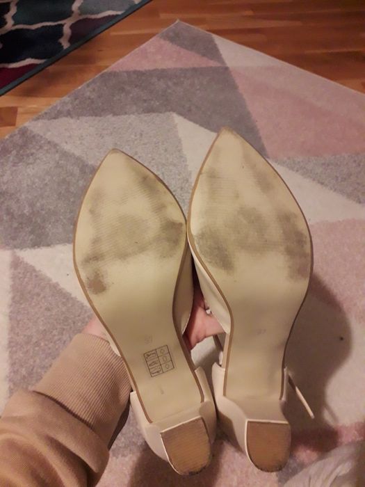 Buty ślubne 37 piękne, bogato zdobione