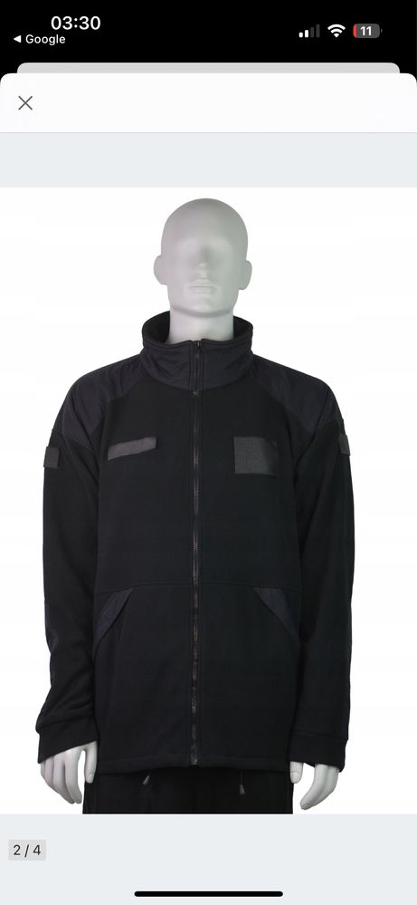 Ocieplacz ćwiczebny windstoper gore-tex