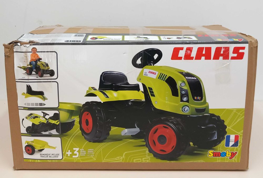 Traktorek dziecięcy Smoby czarny, czerwony, zielony (T8)