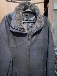 Мужская   куртка нубук с пропиткой на меху Canda р.50-52
