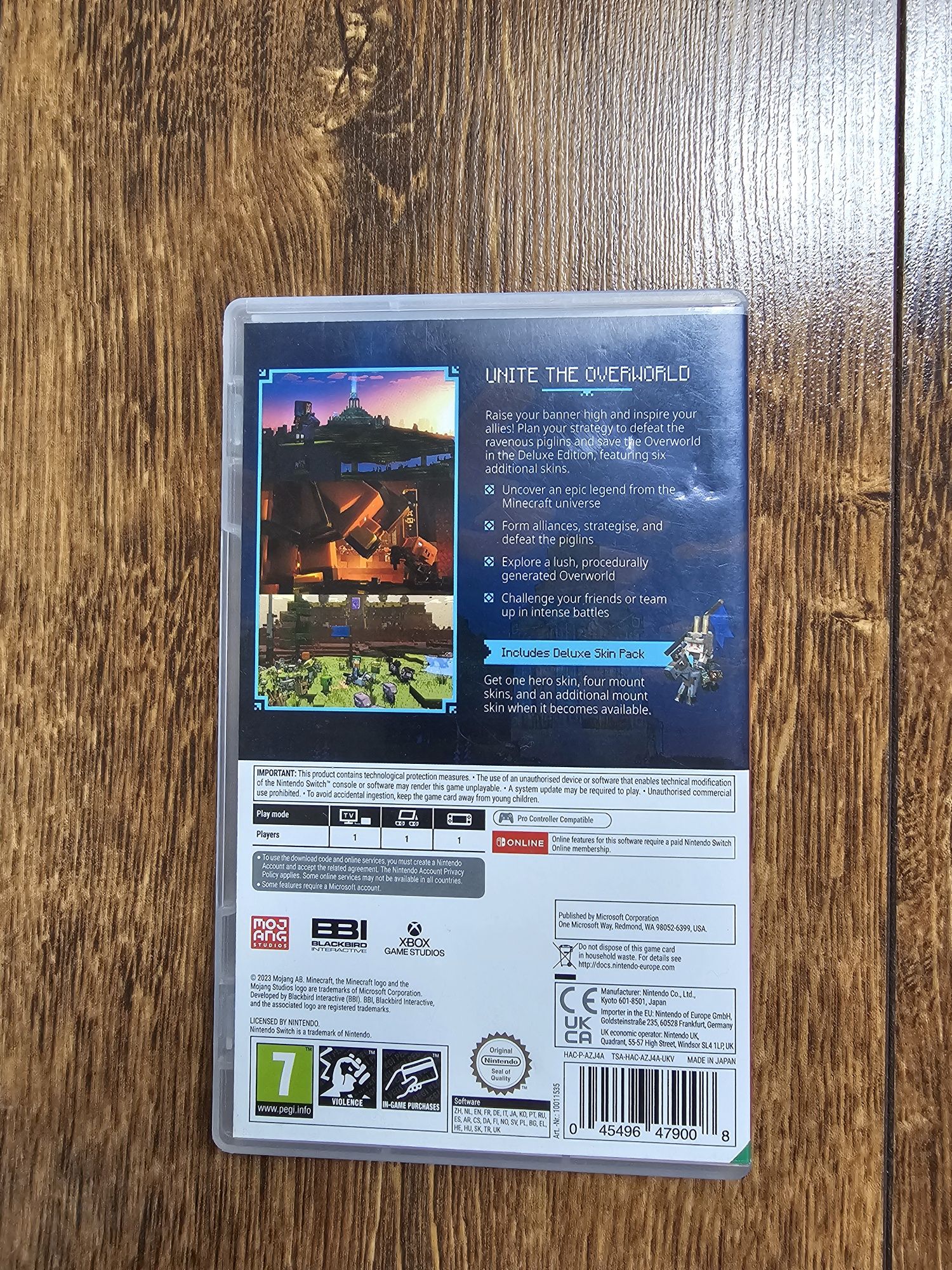 Minecraft Legends deluxe edition nintendo