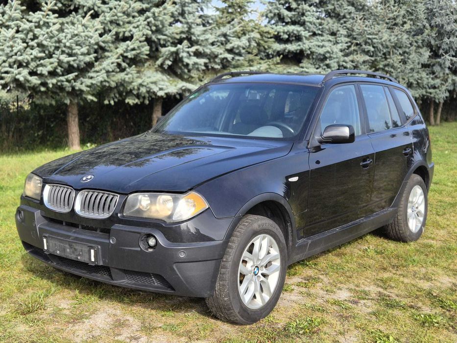 BMW E83 X3 3.0 D AWD 333TYS KM. SCHWARZ  II Uszkodzona skrzynia biegów