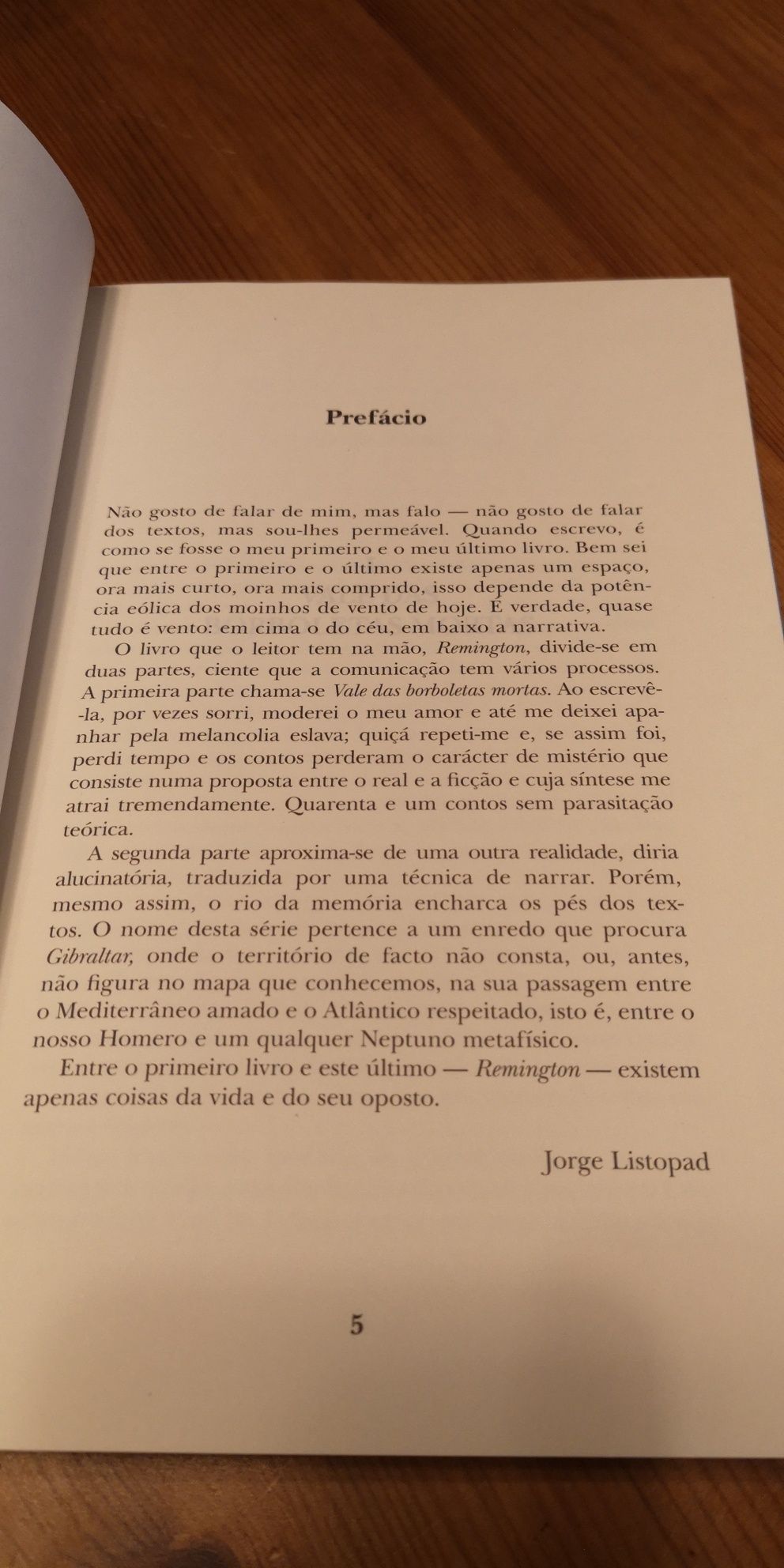 "Remington" Contos de Jorge Listopad LIVRO NOVO