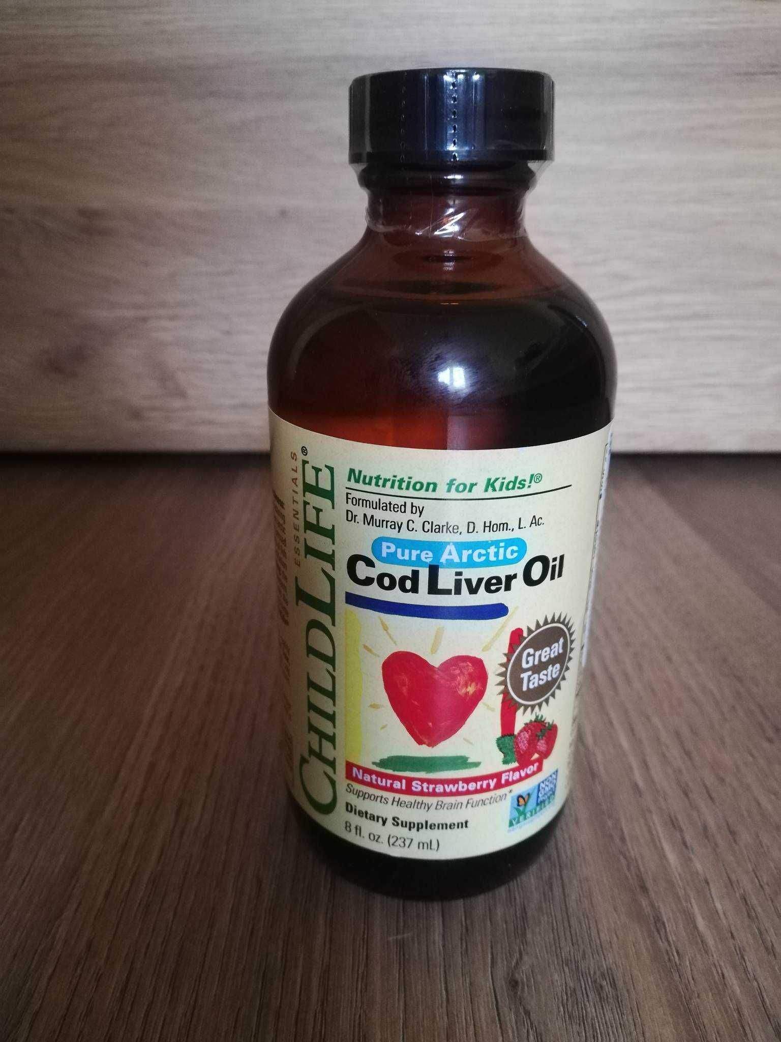 ChildLife naturalny olej z wątroby dorsza dla niemowląt organic bio