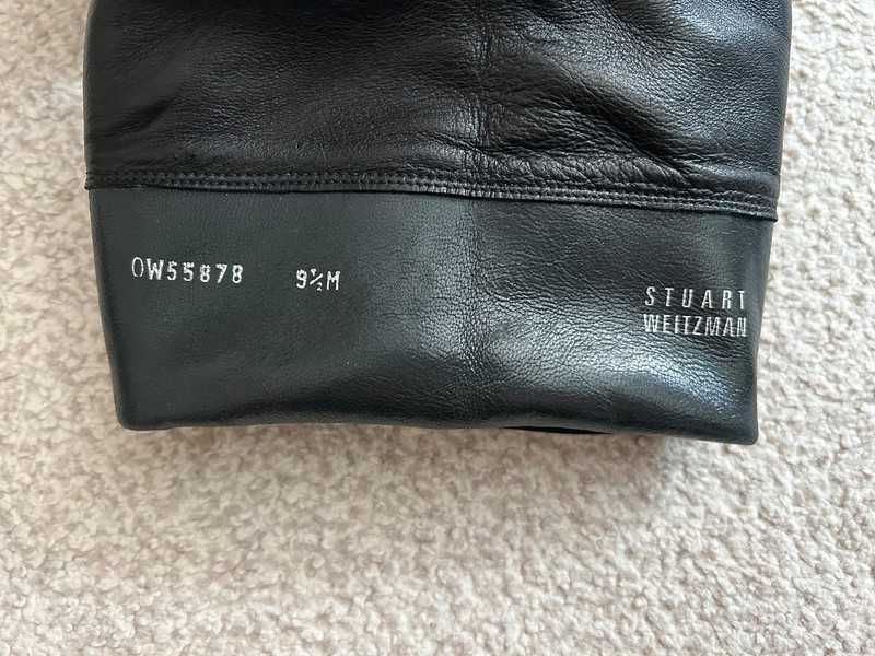 Stuart Weitzman wysokie kozaki czarne