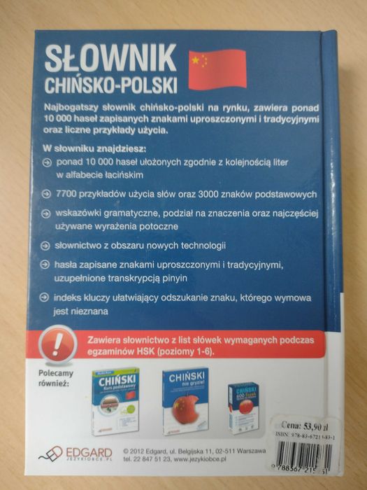 słownik chińsko-polski