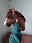 Hobby horse gniady koń na kiju