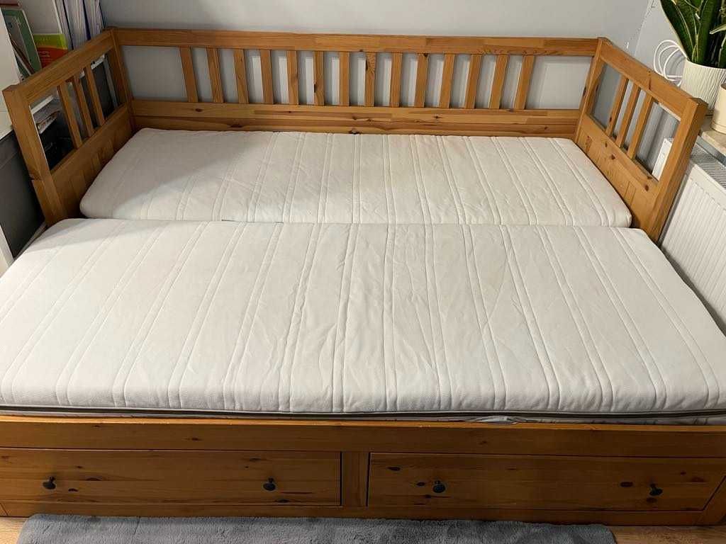 Łóżko rozkładane Hemnes z litego drewna IKEA. ZAREZERWOWANE