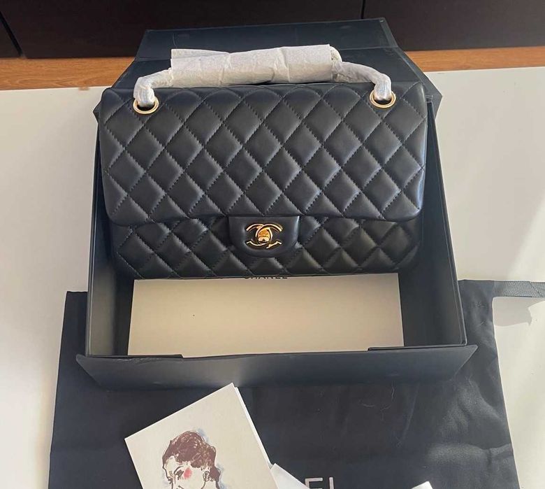 Torebka premium flap w pudełku chanel
