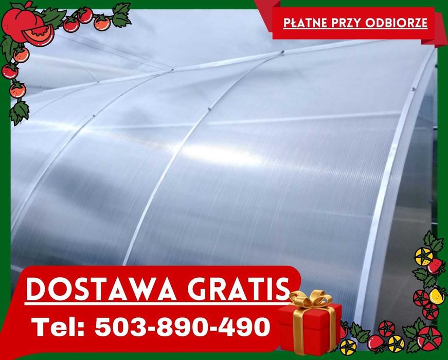 Poliwęglan komorowy 4mm na SZKLARNIE / ZADASZENIA Bardzo Mocny