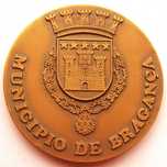 Medalha de Bronze Monumento no Município de Bragança Domus Municipalis