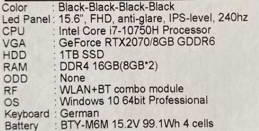 MSI GS66 Stealth 10SF