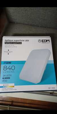 EDM aplique de superfície LED 12W