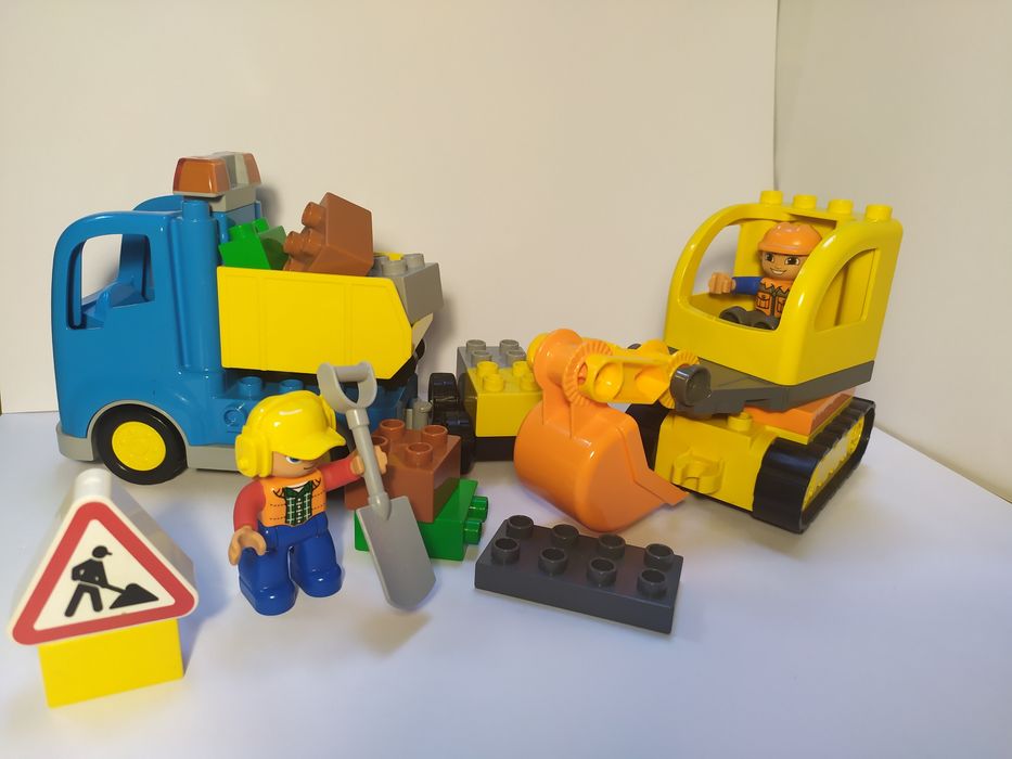 LEGO Duplo 10812 Ciężarówka i koparka gąsienicowa