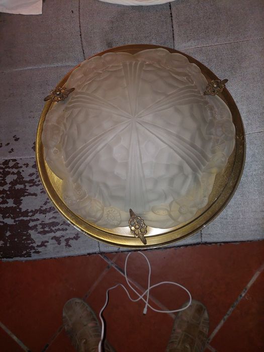 Candeiro de teto antigo