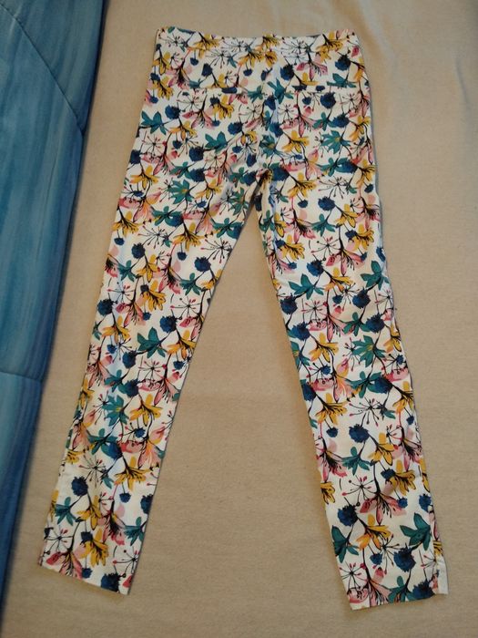 Spodnie damskie, letnie, z bocznym suwakiem, Sinsay, rozmiar S