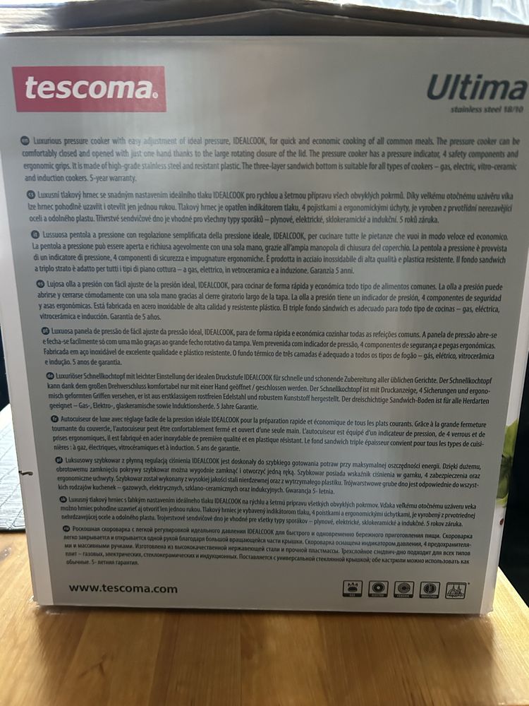 Tescoma ultima 7,5L szybkowar