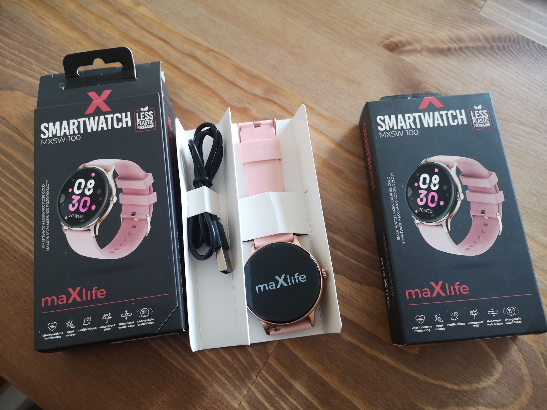 (Tylko 1) Smartwatch Maxlife MXSW-100

kolor: różowo-złoty

Produkt Fa