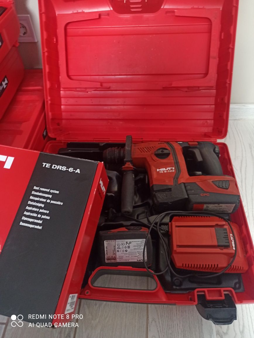 Компактний портативний акумуляторний пилосос hilti, Nuron