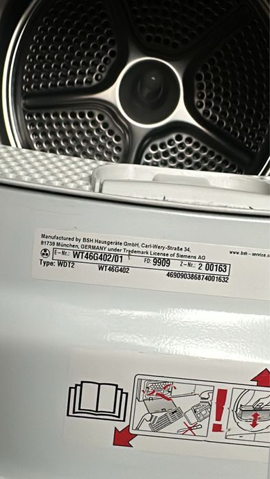 Сушильна машина сушка siemens 9 кг