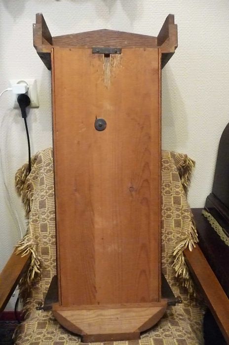 Ozdobny zegar wiszący Junghans, sygnowany, sprawny, 1920r.po renowacji