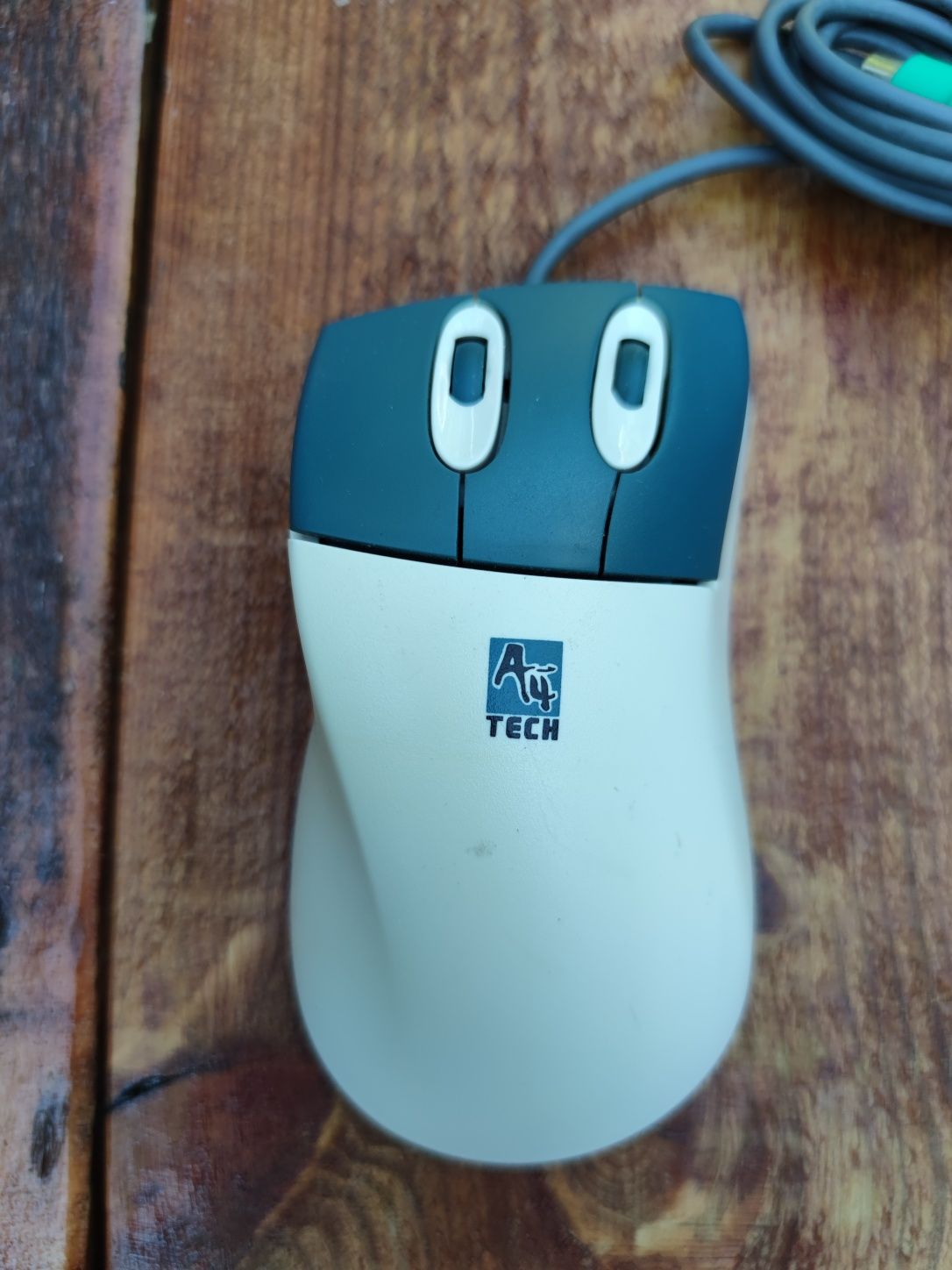 Old Rare Vintage Mysz komputerowa kulkowa A4Tech