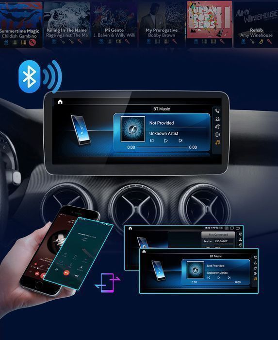 Radio nawigacja Mercedes A W176 GLA X156 CLA C117 Android 4.5 NTG