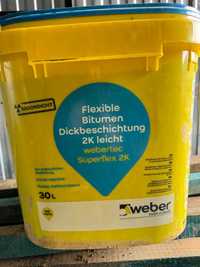 Weber SUPERFLEX 2K 30L hydroizolacja bitumiczna