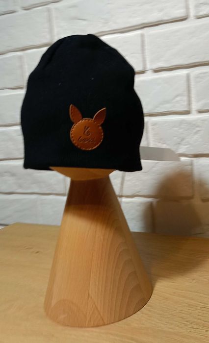 BEXA czapka Alan czarna logo króliczek roz. 44