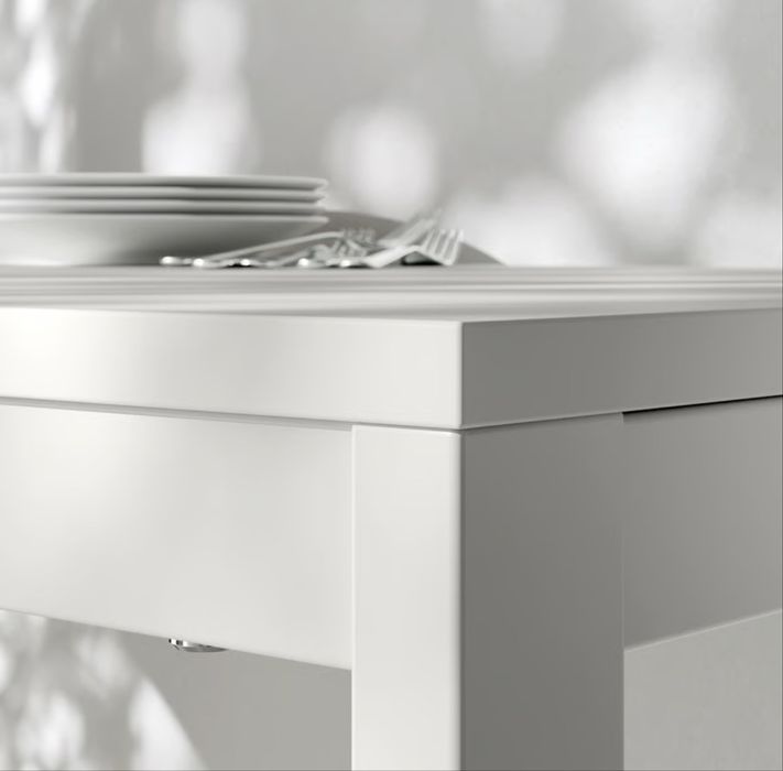 Mesa branca extensivel IKEA