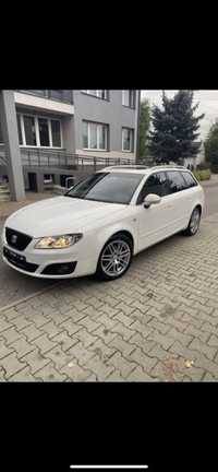 Seat Exeo Seat Exeo 2.0 TDI, Manual 6 biegów. Nowe opony Zimowe Czarne Skóry