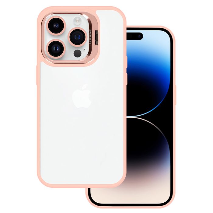 Tel Protect Kickstand case iPhone 12 Pro Max (jasnoróżowy)